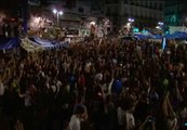 Indiferencia en la Puerta del Sol ante los resultados electorales