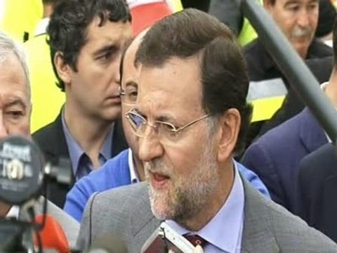 Rajoy: La gente en Lorca tiene un comportamiento ejemplar