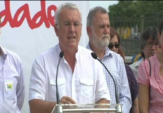 Cayo Lara: Zapatero ha pasado del recorte al desalojo