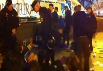 Desalojan la acampada de la Puerta del Sol