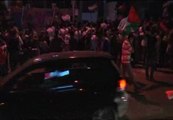 Marcha propalestina frente a la embajada israelí en Egipto