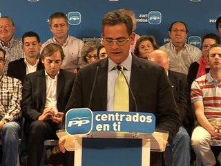 Basagoiti: "Estamos en la campaña de las máscaras"