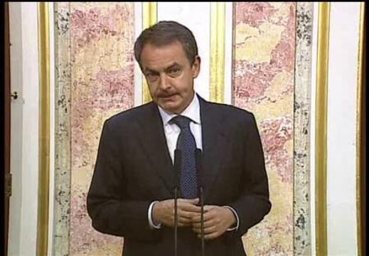 Zapatero envía un mensaje de calma y apoyo a Lorca