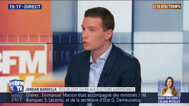 Nous voulons arriver en tête pour lui mettre un carton rouge. : pour Jordan Bardella (RN), les élections européennes sont un référendum contre la politique de Macron