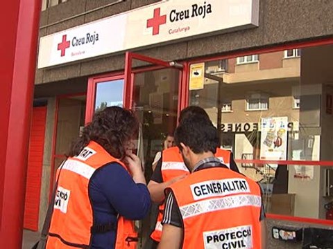 Cruz Roja y Protección Civil parten a Lorca