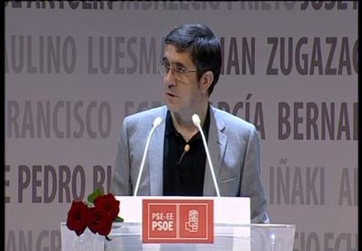 Patxi López acusa al PP de presionar a la Justicia