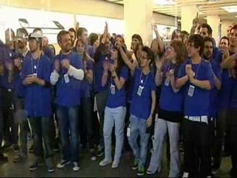 "¡Sí, sí, sí, el iPad ya está aquí!"