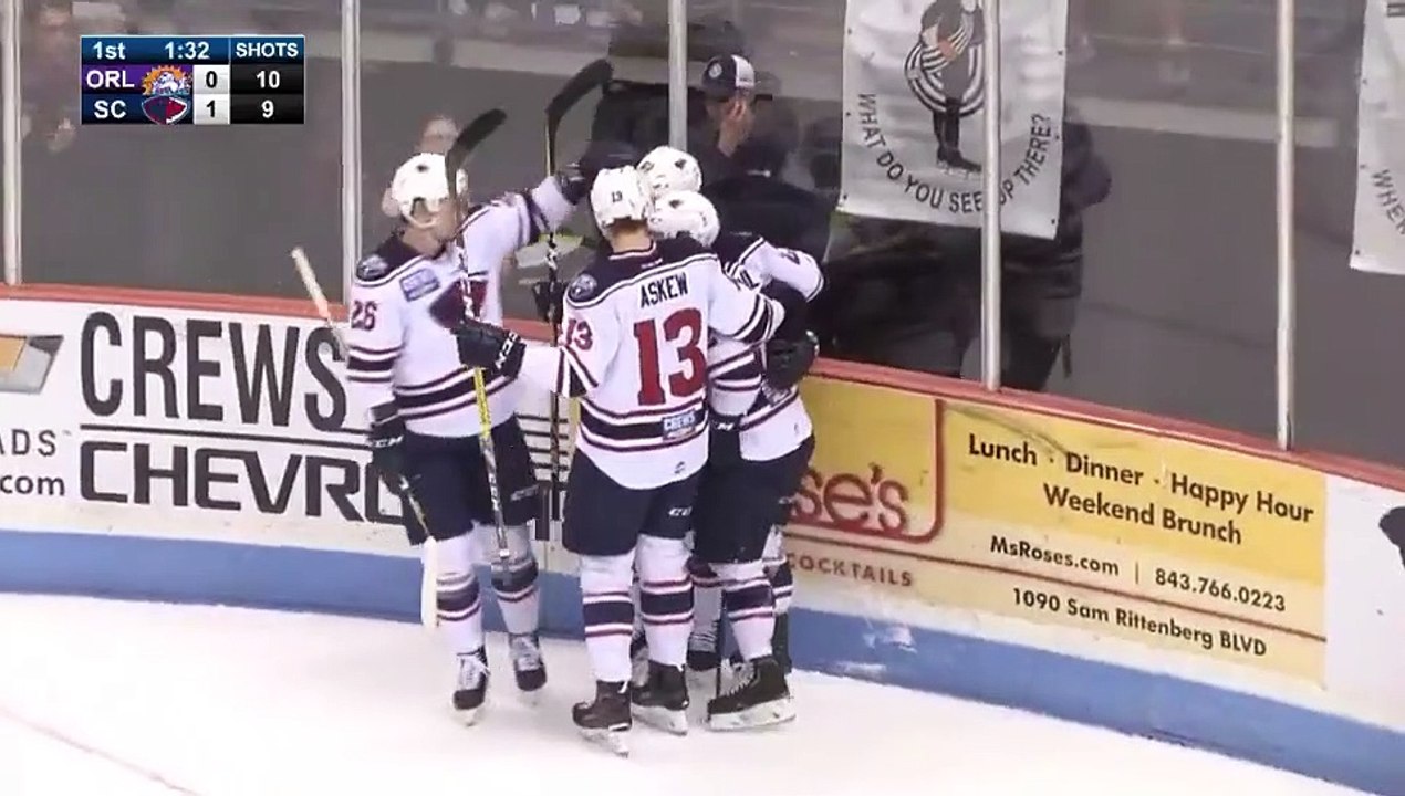 ECHL Orlando Solar Bears 3 at South Carolina Stingrays 2