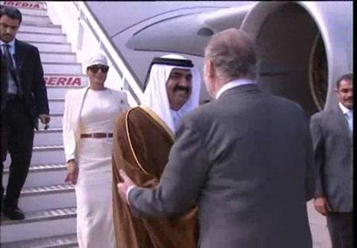 Cena de gala para el emir de Catar