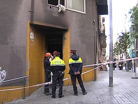 Incendio en L'Hospitalet causa siete heridos