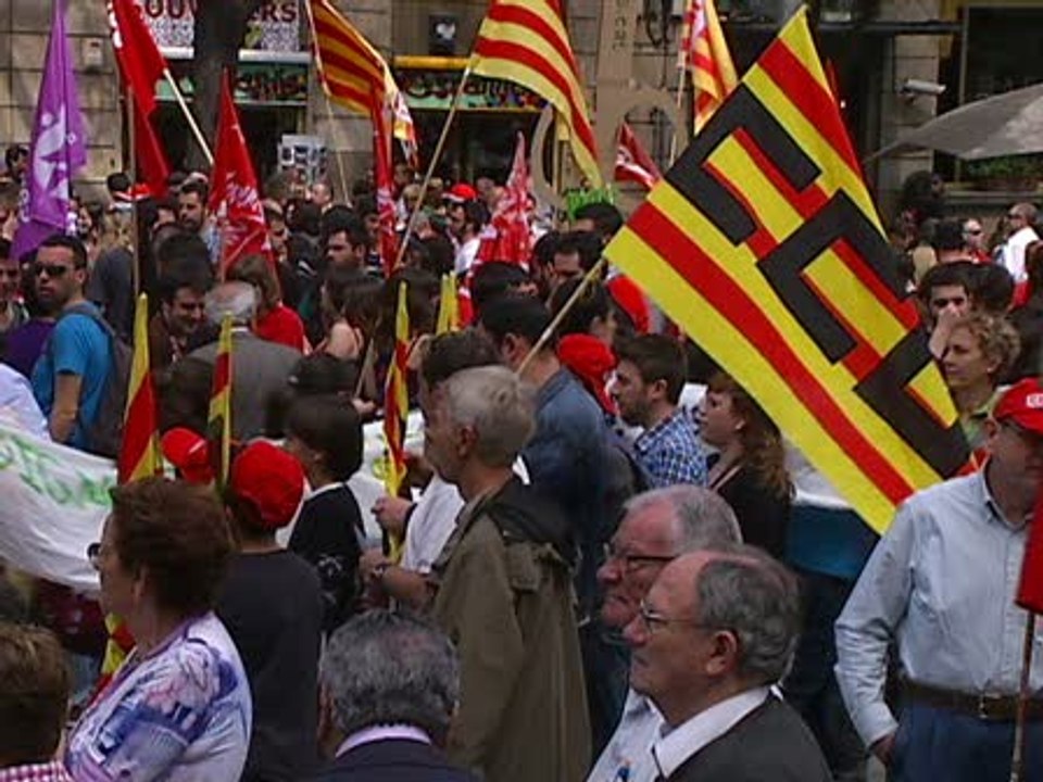 Imágenes y declaraciones sobre la manifestación