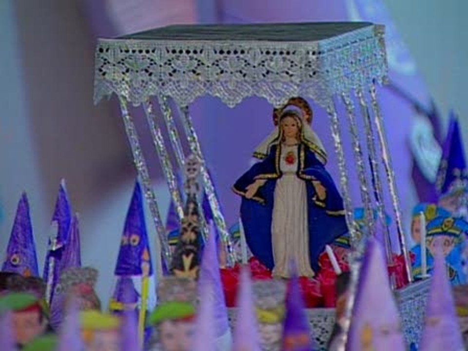 Exposición de Semana Santa hecha por alumnos