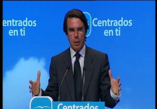 José María Aznar: España no es un país de tsunamis, pero tenemos socialistas que causan desastres