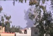 Las bombas caen sobre Trípoli