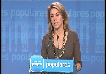 Cospedal espera que el Gobierno impugne la candidatura de Bildu