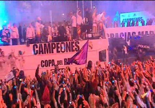 Locura blanca en Cibeles