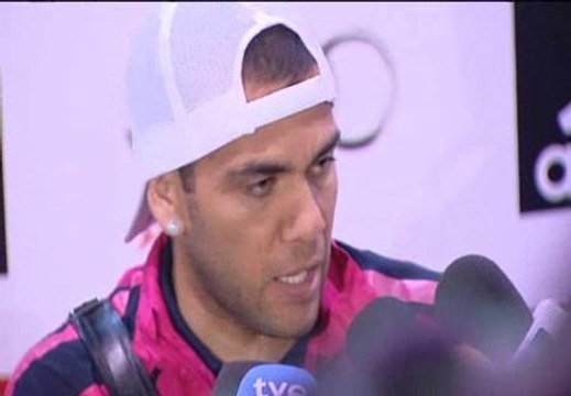 Alves: El partido de Copa está al 50% para cada equipo
