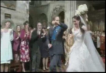 Guillermo y Kate acuden bailando al altar el día de su boda