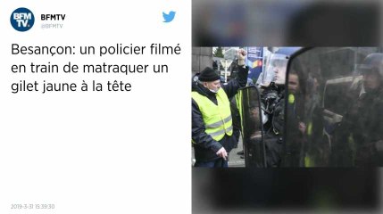 Besançon. Un Gilet jaune matraqué à la tête