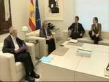 Zapatero recibe a los sindicatos en La Moncloa
