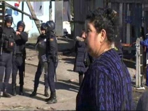 Derriban siete chabolas en Penomoa (A Coruña)