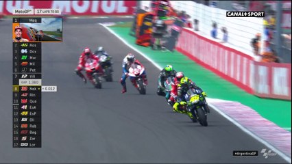Valentino Rossi dépasse Andrea Dovizioso