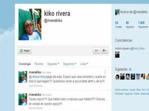 Kiko Rivera Paquirrín , nuevo ídolo en Twitter