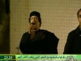 Gadafi reaparece con un discurso televisado