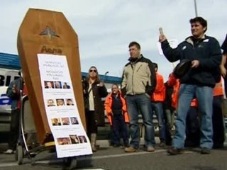 Caceroladas por la privatización de AENA