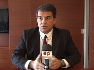 Laporta, "contento" por renovación