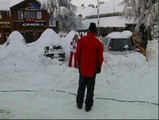 Una copiosa nevada sorprende a los esquiadores de Sierra Nevada