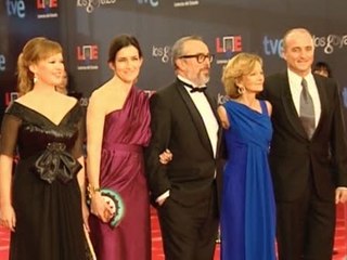 Los artistas deslumbran en la alfombra roja de los Goya