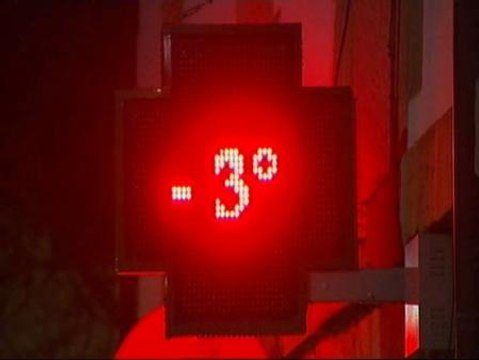 Bilbao amanece con fuertes heladas