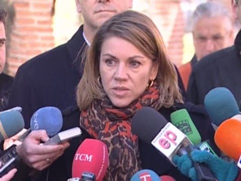 Cospedal valora datos del paro