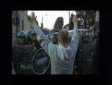 Violentos enfrentamientos en las protestas anti-Berlusconi