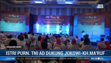 Istri Purnawirawan TNI AD Dukung Jokowi-Amin