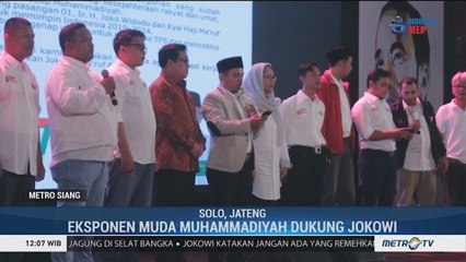 Eksponen Muda Muhammadiyah Dukung Jokowi-Ma'ruf