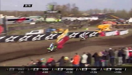 Tim Gajser crash - MXGP of The Netherlands 2019