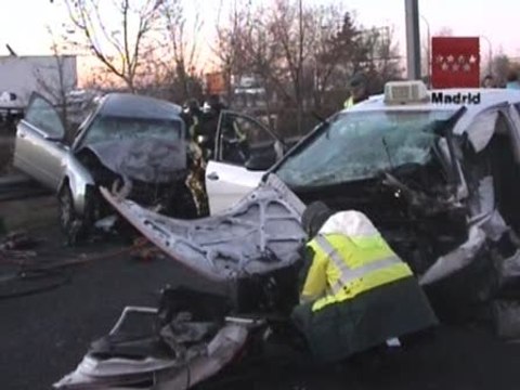 Dos muertos en Madrid a causa de una colisión multiple