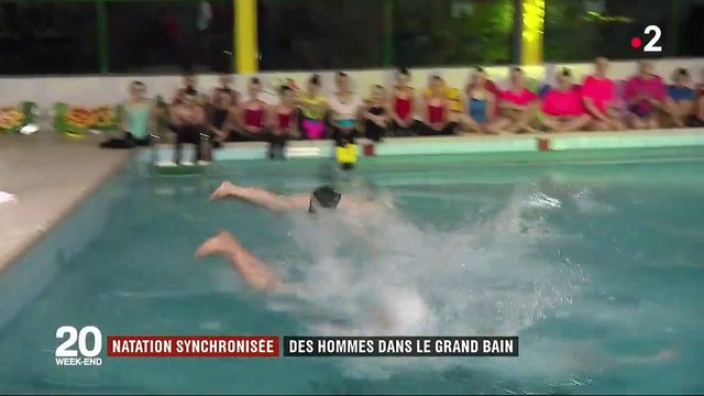 Natation synchronisée : des hommes dans le grand bain