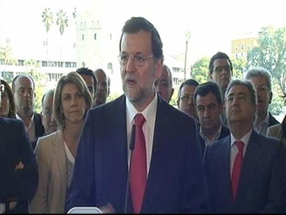 Rajoy apela a la concordia y rechaza la división para salir de la crisis