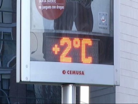 Una masa de aire frío entra en la península
