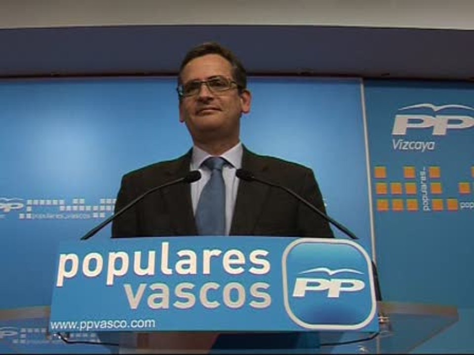Antonio Basagoiti (PP) sobre el comunicado de ETA