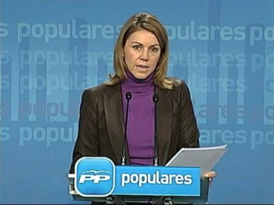 De Cospedal: "Es una pausa, no es una renuncia a la actividad criminal"