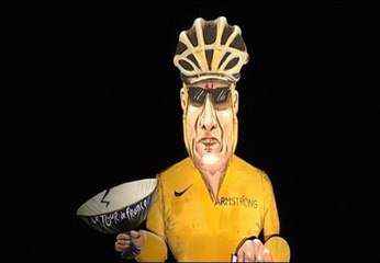 Lance Armstrong 'arde' en Edenbridge