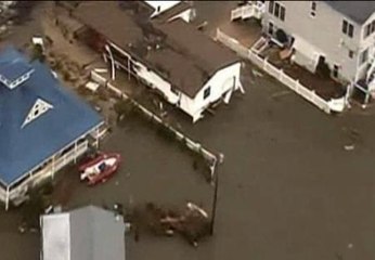 La devastadora huella de Sandy en Maryland, Nueva Jersey y Virginia