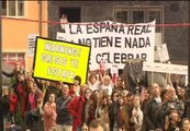 Pitos y protestas en los Príncipe de Asturias