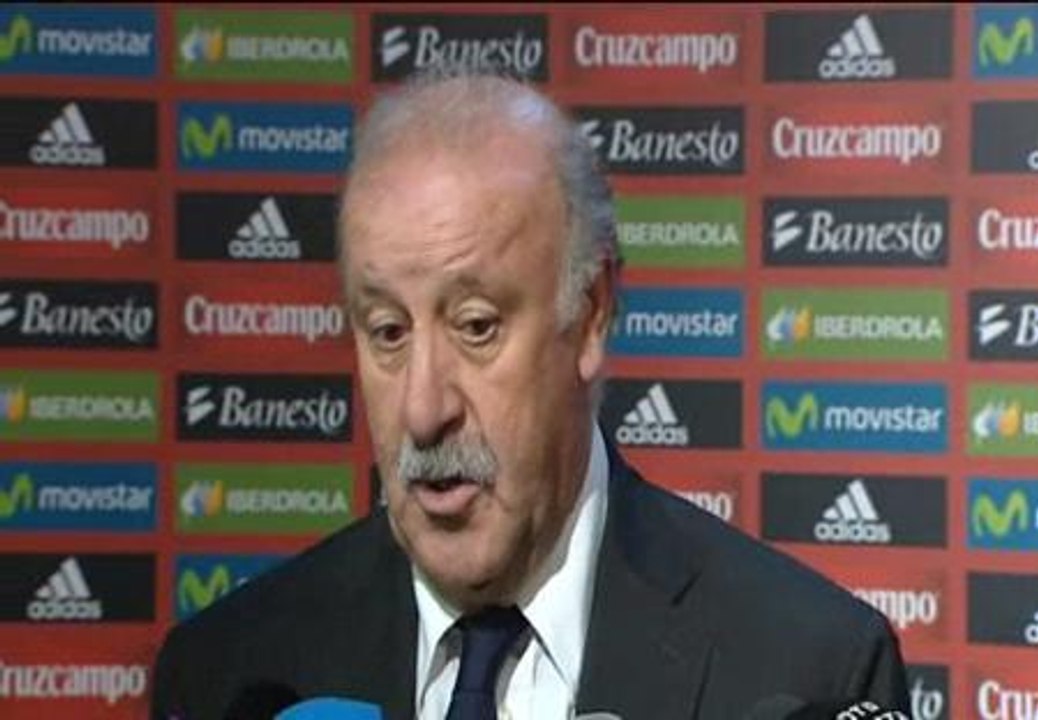Vicente del Bosque: "Alguna vez podemos meter la pata"