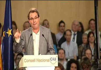 Artur Mas, proclamado candidato electoral de CiU