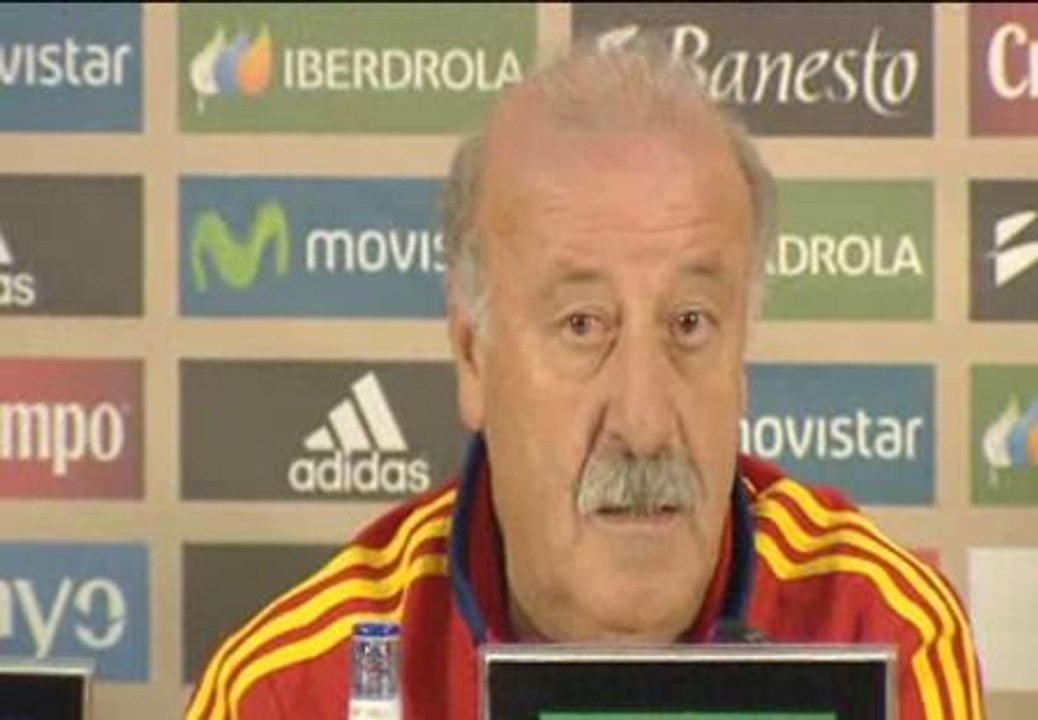 Del Bosque: "No conozco a jugadores que hagan teatro"